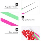  34 Pcs Sealed Cap Needle Set Glue Tips For Bottles Sealer Caps Mouth Cover