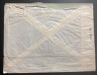 1943 Jerusalem Palestine Airmail Censored Cover To New York City Usa