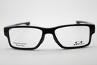 New Oakley Ox8121-0255 Airdrop Mnp Polished Black Red Authentic Eyeglasses 55-17