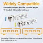4 Pcs 1 25g Bidi Sfp Single Mode Industrial Fiber Module Transceiver 20km Ddm