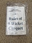Classic Series By Franklin Wicket Croquet Lot Of 6 Wood Mallets 37  X 9     New