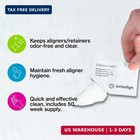 Invisalign Cleaning Crystals For Clear Aligners And Retainers   50 Packets 