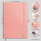 Bullet Dotted Journal Notebook  2-pack  160 Numbered Pages Per Pack  A5 Mediu   