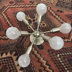 Vintage Mid Century Sputnik Pendant Ceiling Light Fixture Chandelier Atomic Nice