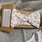 Baby Essentials Girl Floral Clothes Set 4pc Bodysuit Pants Headband Socks 3m