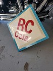 C 1950s Original Vintage Drink Royal Crown Cola Sign Metal Nehi Rc Soda Rare Nos