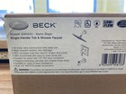 Beck Single-handle Tub   Shower Faucet Model 3585650 Matte Black New- Open Box  