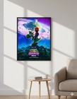 The Super Mario Galaxy Movie Poster High Quality Glossy Art Print