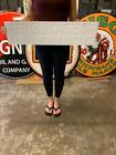 Antique Vintage Old Style Sign Zerolene Oil Made In Usa