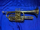Vintage King Cleveland Cornet   Recently Relacquered   Plays Nicely 