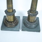 Vintage Pair Of Ornate Brass 11 Inch Candlesticks - Heavy