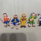Vintage Soma 1980s Pirate Mini Figures Lot Of 8 Pirates Small