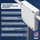 Rail Mount Outboard Motor Bracket  Up To 80 Lb Outboards  Fits Rails Up To 1 