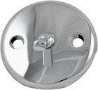 Danco Bath Tub Overflow Plate With Trip Lever  Chrome  2 Inches  Chrome 