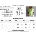 Womens 3 4 Sleeve V Neck Tunic Tops Ladies Casual Loose Collar T Shirt Blouse