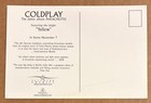 Coldplay - Parachutes Rare Promo Postcard  00