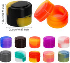 Bekith 100pcs 2ml Silicone Wax Containers Non-stick Multi Use Storage Jars  Oil
