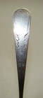 German 800 Silver Engraved Spoon
