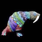Walrus Oaxacan Wood Carving  Alebrije  Mexican Folk Art  Marine  Oaxaca Mexico