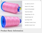Bonded Nylon Heavy Duty Thread  69 T70 For Leather Sewing Red 1500 Yards