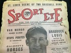 Rare Vintage   Antique Sport Eye Weekly Newspaper Vol 1  35 May 31  1937  read 