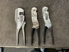 Lot Of 3 Rf Coaxial Crimping Tools Burndy Mr8-pv-2 Sealectro Buchanan 612648