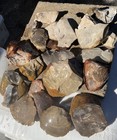 Heat Treated Variety Texas Chert flint Spalls For Knapping 3-5 In  Points-5 Lbs 