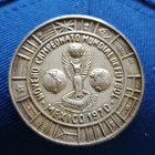 Mexico 1970 World Cup Brasil  Silver Mexican Medal