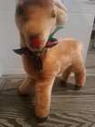 Vintage 13    R  Dakin 1978 Plush Buck Deer Stuffed Animal Red Nose