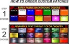 Custom Embroidered 7  Contour Rocker Patch Mc Biker Motorcycle Club Jacket Vest