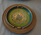Artist Signed Vintage Ceramic Ash Tray - Ltd  Ed    49 Of 103 Made