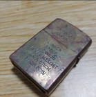 Vintage Vietnam War Zippo Usmc An Hoa 67-68 Bald Eagle Emblem Trench Art Lighter