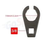 7 8-in 22mm Offset Oxygen Sensor 02 O2 Socket Wrench Removal Tool Drive 3 8 