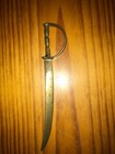 Vintage Letter Opener Brass Sword 7 5   