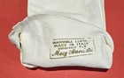 Macy s White Italien Leather Ball Room Dress Opera Gloves Vintage 1950s 60s Era 