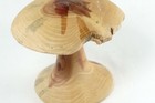 Mushroom Hand Turned Wood Magic Mushroom Rustic Art Craftsmanship Psychedelic