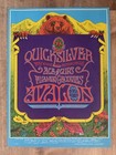 1968 Quicksilver Messenger Service Avalon Poster Fd-118 Original Bob Schnepf