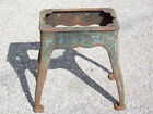 Antique Cast Iron 20  Base Stand Steampunk Industrial Table Art Pedestal Coffee