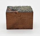 Letterpress Type Printing Block Love Is Blind Funny Joke Metal On Wood Printer