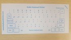 Arabic Keyboard Sticker Transparent Blue Letters Printed In Korea  Best Quality 