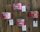 Vintage Folger s Coffee Can 16oz  1lb No Lid Mountain Grown 1959 Tin