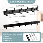 2 Pack Coat Rack Wall Mount  Coat Hooks Wall Mount  Wall Hooks For Hanging