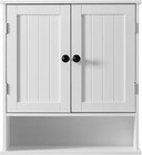 Wall-mounted Medicine Cabinet Bathroom Storage Shelf Organizer With 2 Doors