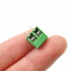100pcs 2-pin Screw Terminal Block Connector 5 08mm Pcb Mount Green Kf301-2p 100x