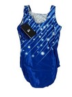 Gk Elite Blue Gem Sparkle Gymnastics Tank Leotard Size Adult M New With Tags