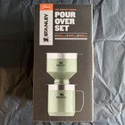 Stanley Pour Over Set Classic Series Camp Mug 12oz Hammertone Green New