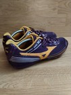 Mizuno Wave Kaze Womens s Size 9 5 Purple   Gold Track 7 Spike Sprinting Shoes 