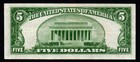 1928c  5  star  Crisp Xf  au United States Note 