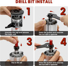 Wood Router With Milwaukee M18 Battery router Too For 800w 30000 Rpm   5 Variable