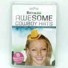 8 Mini Cowboy Hat Party Hats Photo Booth Prop Party Favors Fun Paper Cardstock